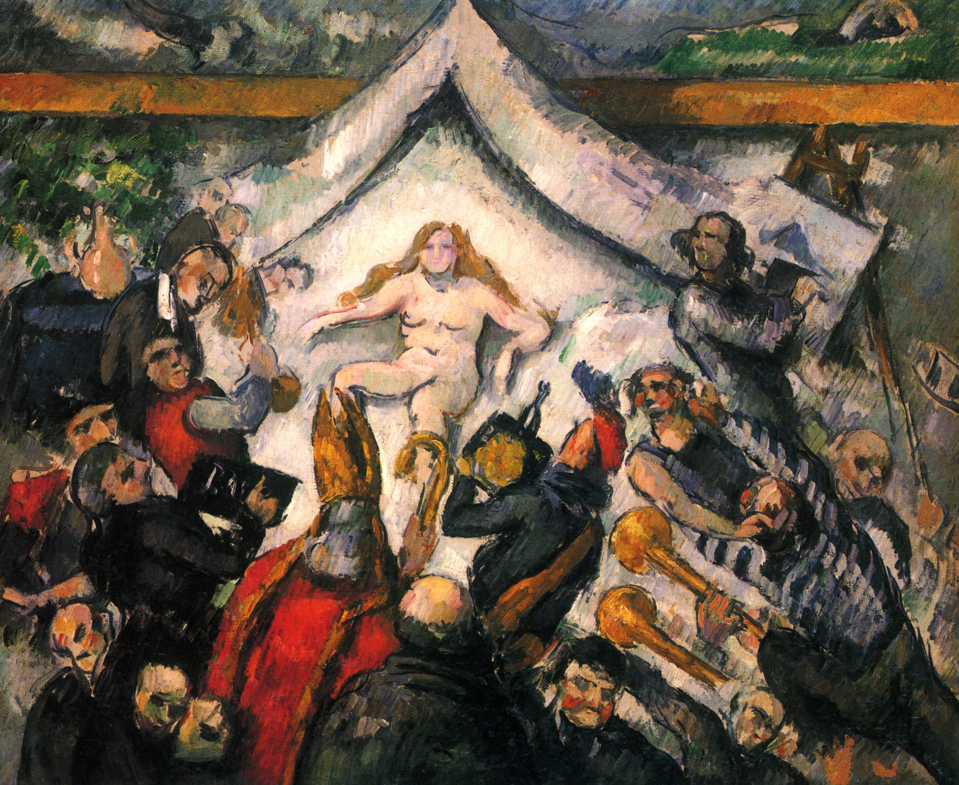 《永恆女性》，塞尚約畫於 1877 年。