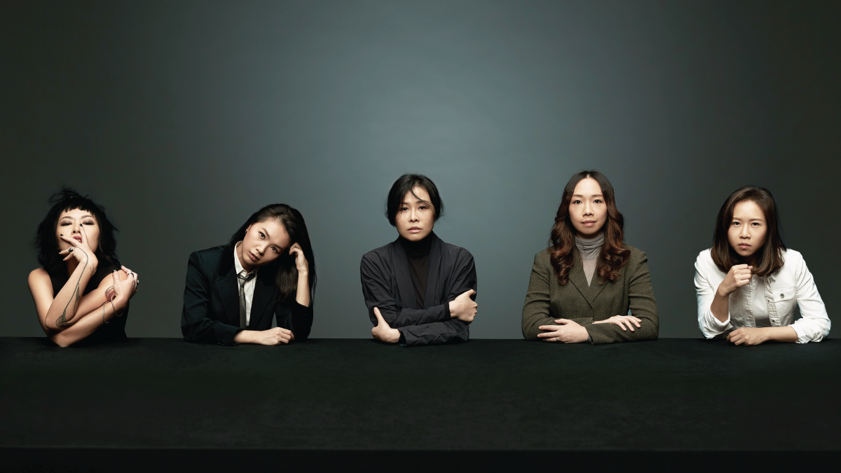 《鼠疫》粵語版將由五位本地女演員出演，分別為（左起）溫玉茹、黃呈欣、張雅麗、陳秄沁及陸嘉琪 © R Workshop