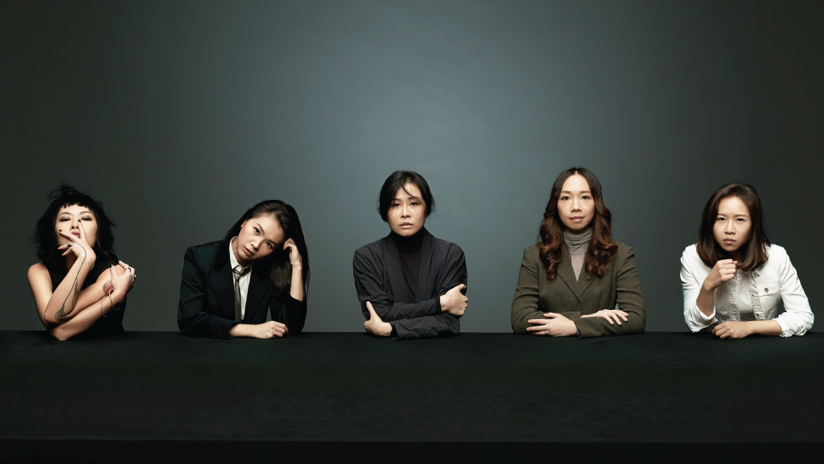 <i>The Plague</i> (Cantonese version) will feature a full female cast including Wan Yuk-yu, Birdy Wong, Annie Cheung, Ceci Chan and Luk Ka-ki (from left to right) © R Workshop